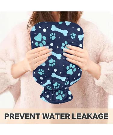 Mnsruu 2L Hot Water Bottle with Soft Paw & Bone Cover - Perfect Christmas Gift for Women & Kids - Buy Online on GoSupps.com