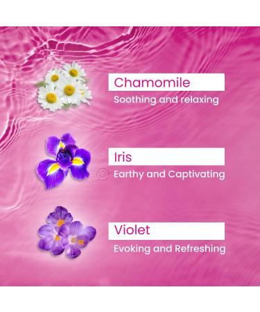 Yardley London Floral Essence Shower Gel Iris & Violet 250ml - Refreshing Fragrance for All Skin Types | International Shipping Available - Buy Online on GoSupps.com