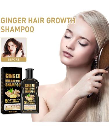 Organic Ginger Hair Growth Shampoo - Anti Hair Loss, Anti-Dandruff & Promotes Hair Growth - For Men and Women (1pcs) - Buy Online on GoSupps.com