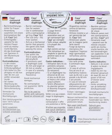 Caya Diaphragm Hormone-free and Economic Prevention - Buy Online on GoSupps.com