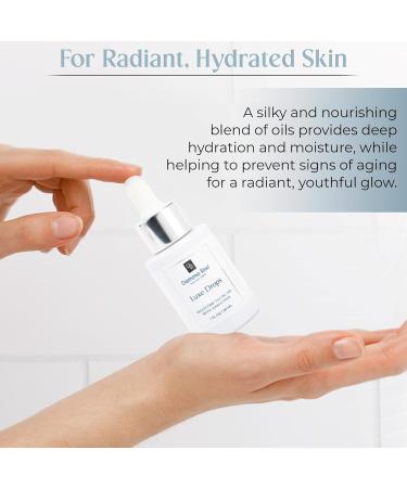 Luxe Drops Nighttime Facial Oil Moisturizer Anti Aging Skin Care for Mature Skin with Bakuchiol Retinol Alternative Lightweight Silky Face Oil for Women Anti Aging - Buy Online on GoSupps.com
