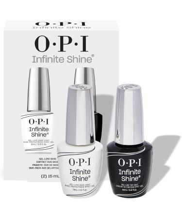 OPI Nail Polish Infinite Shine Long-wear System 2nd Step Gel-Like Nail Varnish with no UV lamp needed Base Coat & Top Coat Duo Pack 2 x 15 ml - Buy Online on GoSupps.com