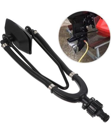 WINOMO Dual Water Feed Motor Flusher - Stainless Steel Ear Muff Cups for Marine Boat - Black - Buy Online on GoSupps.com