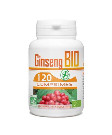 Organic Ginseng - 400 mg - 120 tablets