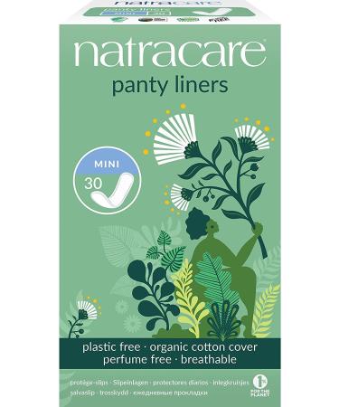 Natracare Panty Liners Mini 30 Count (2 Pack)