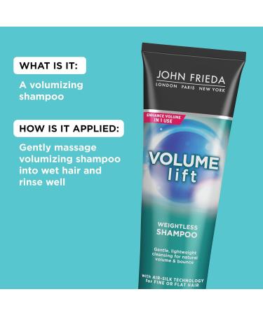 Volumizing Shampoo for Fine or Flat Hair | Volume Lift Shampoo for Natural Fullness | Safe for Colour-Treated Hair | 8.45 oz (Pack of 2) - Buy Online on GoSupps.com