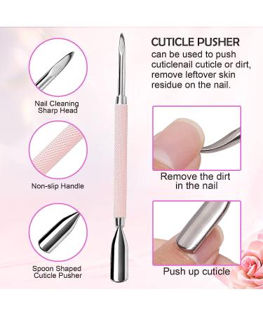 Makartt Cuticle Trimmer and Pusher Set - Professional Stainless Steel Pedicure and Manicure Tools 3pcs - Buy Online on GoSupps.com
