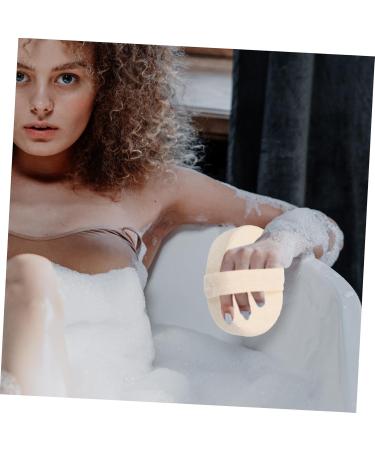 Beaupretty Cotton Linen Bath Towel Bathing Scrubber Shower Exfoliator Bath Brush Pad Bathing Brush Bath Scrubbing Sponge Shower Brush Bath Sponge Sponges Bath Scrubber Brush Body Bath Flower - Buy Online on GoSupps.com