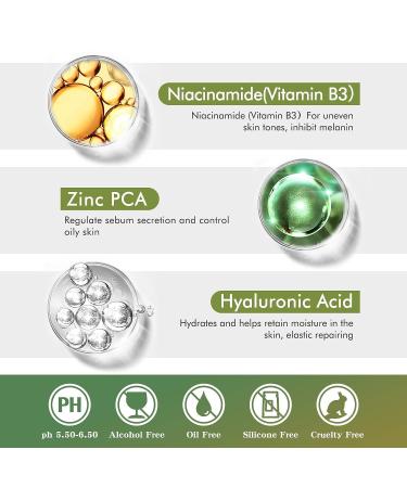 Organic Vitamin C Serum with Hyaluronic Acid - Dark Circle & Age Spot Corrector, Pore Cleanser, Acne Scar & Sun Damage Repair - Anti Aging Plumping Serum for Face, Neck, Eyes - 60ML - Buy Online on GoSupps.com