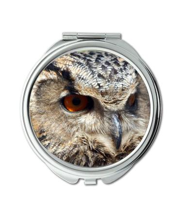 YENDOSTEEN Mirror makeup mirror owl eggs owl bird pocket mirror portable mirror