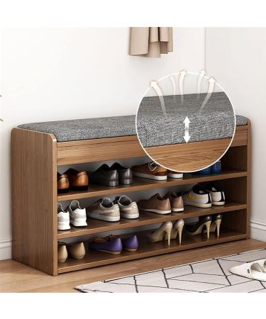 Footstools/Ottomans Shoe Cabinet with Upholstered Double Storage Shoe Rack Shoe Cabinet Locker for Living Room Bedroom Entrance Hallway Living Room Corridor Bench Shoe Stool (Color : 1 Size : 60 1 60cm/23.62inch - Buy Online on GoSupps.com