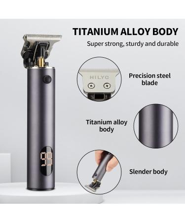 Professional Men's Hair Clippers | Cordless Zero Gapped Trimmer & Grooming Kit | Rechargeable Beard Trimmer with LED Display - Buy Online on GoSupps.com