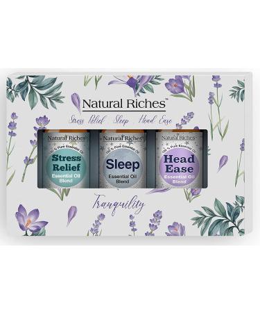 Natural Riches Tranquility Serenity Essential Oil Blends Set with