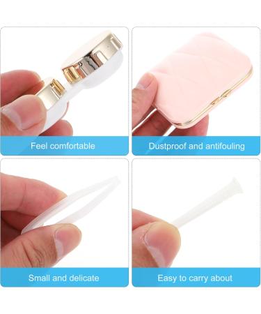 Milist Portable Contact Lens Case Kit with Mirror - Pink Contact Lens Organizer for School Home & Travel - Buy Online on GoSupps.com