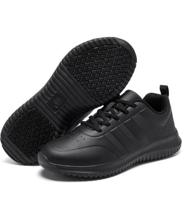ENLEN&BENNA Women's Slip Resistant Nursing Shoes - Comfortable Non Slip Work Shoes, Lightweight & Durable (Size 7, Black) - Buy Online on GoSupps.com