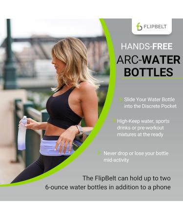 Buy FlipBelt Arc Water Bottle - Evergreen - 11oz | Ideal for Active Lifestyle | International Shipping - Buy Online on GoSupps.com
