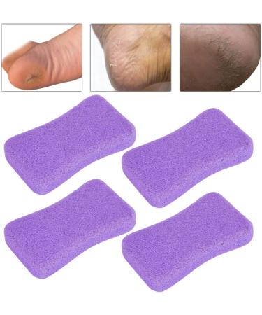 4-Piece Pumice Stone Set for Massage Callus Peeling & Foot Care - Purple Pedicure Scrubber - Buy Online on GoSupps.com