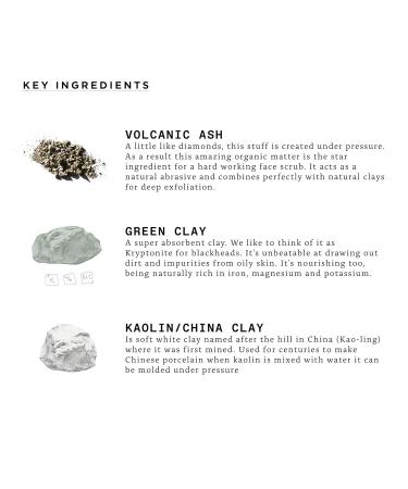 Triumph & Disaster Rock & Roll Facial Peeling - Volcanic Ash & Green Clay - Natural Blackhead Remover - Nourishing Facial Treatment 145g - Buy Online on GoSupps.com