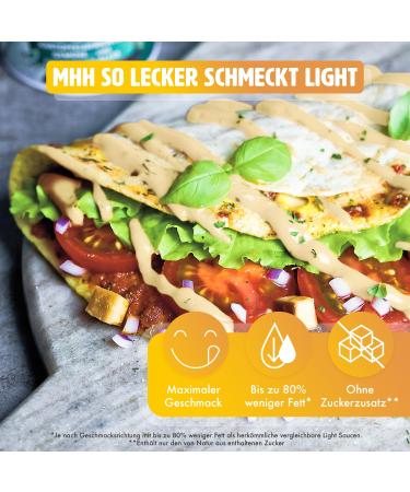 MORE Light Gourmet Sauce - Low-Calorie French Fry Mayo No Added Sugar or Fat (4 x 285ml) - Buy Online on GoSupps.com