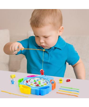 Nuheby Fish Game Toy: Musical Fishing Rod Set for Kids - Toddler Toys Role Play Game for Boys and Girls Ages 3-6 - Buy Online on GoSupps.com