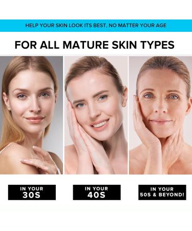 Collagen Retinol Hyaluronic Acid Face Cream Deep Hydration Daily Moisturizer Lightweight All-in-One Skincare Cream 1.76oz (50g) - Buy Online on GoSupps.com