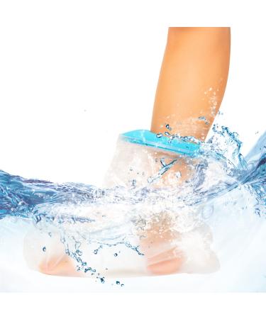 Waterproof Foot Cast Cover for Shower: Cast and Bandage Protector for Bathing Plaster Cast Cover Clear Cast and Dressing Reusable Watertight Protection Dry for Broken Foot Ankle Adult Foot - Buy Online on GoSupps.com