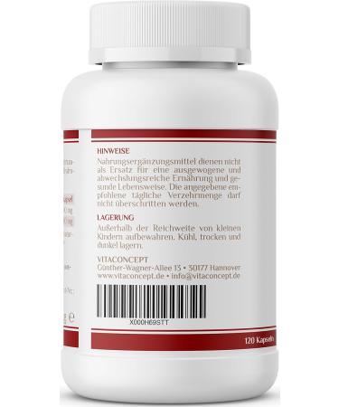 Vitaconcept i Hyaluronic Acid Capsules - 120 Vegan Capsules 400mg High Dose 500-700 KDA Lab Tested Made in Germany - 4 Month Supply - Buy Online on GoSupps.com