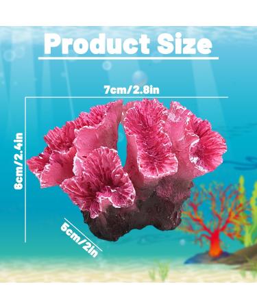 Artificial Coral Ornaments | LTHhermelk Pink Aquarium Decoration for Fish Pools & Landscapes - Buy Online on GoSupps.com