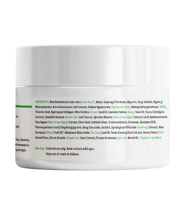 Aloe Vera Moisturizing Face and Body Cream 8 Fl Oz (Pack of 1) - Buy Online on GoSupps.com