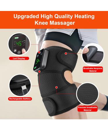 Buy Cordless Heated Knee Brace - Multi-Mode Heating Pad & Massager for Elbow & Knee | USB Charging Great Gift for Parents - Buy Online on GoSupps.com