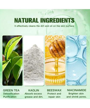 Green Tea Mask Mud Mask Face Masks Skincare Green Clay Mask - Spa Quality Pore Reducer for Acne & Oily Skin Hydrating Deep Cleansing Cooling Face Mask Vegan Natural Skin Care for Women Men 100G - Buy Online on GoSupps.com