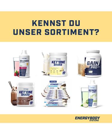 Energybody Mega Protein Banana 500g - Multi-Component Casein & Whey Powder Aspartame-Free Protein Shake 20 Portions - Buy Online on GoSupps.com