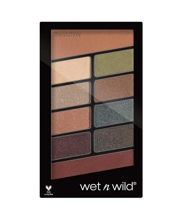 Wet n Wild Color Icon 10 -Pan Palette - eyeshadow pallet -10 colors mix of shimmer and mat blid shadows for day and evening look - extreme hold easy to blend - vegan - Comfort zone