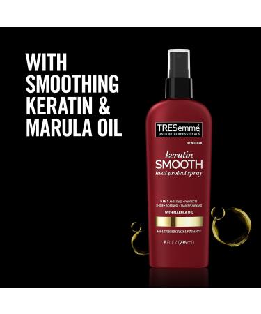 TRESemm Heat Protect Spray Keratin Smooth with Marula Oil for 5-in-1 Anti-Frizz Control 8 Fl Oz Keratin Smooth 8 Fl Oz (Pack of 1) - Buy Online on GoSupps.com