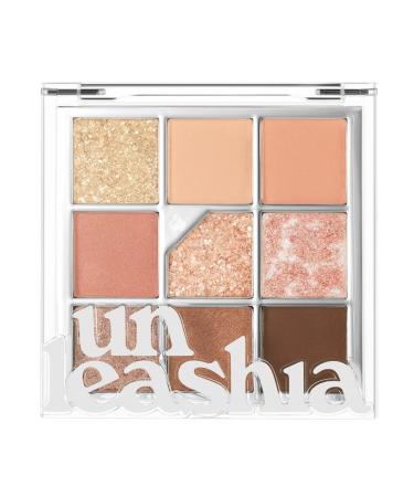 UNLEASHIA Glitterpedia Eye Palette NO.3 All of Coralpink