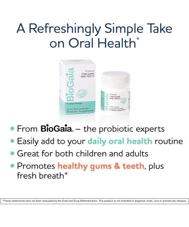 BioGaia Prodentis Mint Lozenges for Healthy Gums & Teeth - 30 Count - Buy Online on GoSupps.com