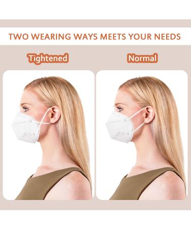 50 Pcs Borje KN95 Face Masks - 5-Ply Multicolor Disposable Masks for Adults - Buy Online on GoSupps.com
