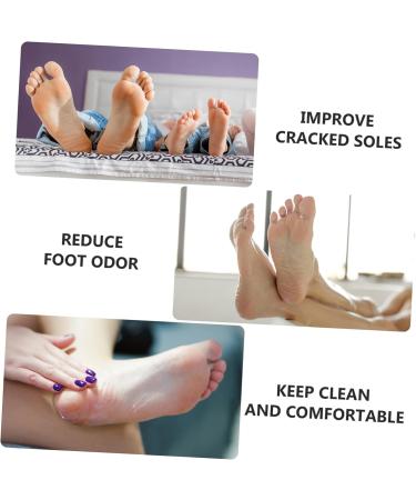 FOMIYES 10 Pairs Footsticker Foot Mask Foot Peel Masks Feet Skin Peeling Masks Socks for Baby Cracked Exfoliating Removers Foot Exfoliation Masks Practical Foot Masks Abs Delicate White - Buy Online on GoSupps.com