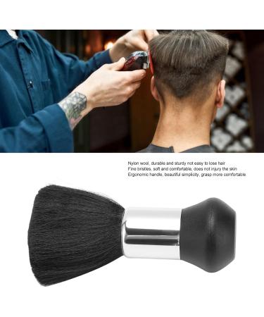 Black Neck Duster Brush Easy Using Hair Cutting Brush for Face Neck Cleaning Soft Comfortable Neck Face Dust Brush with Ergonomic Handle Practical Barber Brush for Home Salon - Buy Online on GoSupps.com