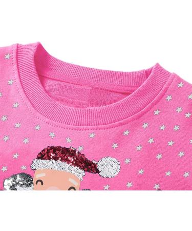 Girls Christmas Jumper Santa Claus Reindeer Tops | Toddler Xmas Sweatshirt | Ages 1-7 Years - Buy Online on GoSupps.com