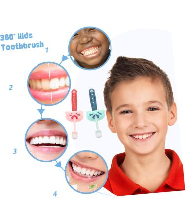 Gogogmy 360 Toothbrush Set - 2 Pieces Silicone Bristles for Ultimate Oral Care | International Shipping Available - Buy Online on GoSupps.com