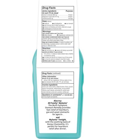 Mylanta Heartburn and Gas Relief Liquid Antacid Classic Flavor 12 Fluid Ounce *NEW* Classic Flavor - Buy Online on GoSupps.com