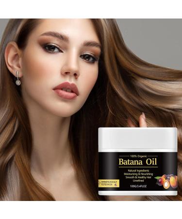 Batana Oil for Hair Growth | Dr. Sebi Batana Oil from Honduras | Raw Natural Hair Growth Oil for Hair Growth and Thickness | Hair Loss Treatments for Women Men - Buy Online on GoSupps.com