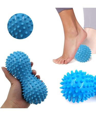 3-Part Hedgehog Ball Set for Massage | Ideal for Reflexology & Trigger Point Relief | Hand & Foot Massage Balls - Buy Online on GoSupps.com