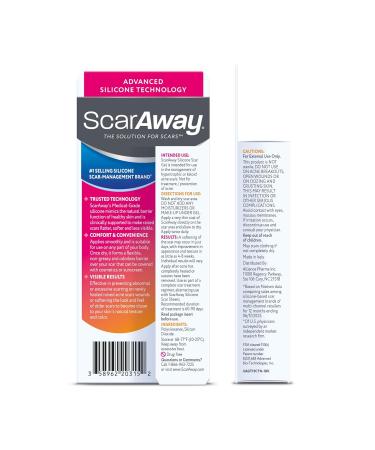 ScarAway Acne Scar Treatment Gel - Medical-Grade Silicone for Keloid & Hypertrophic Scars - Water-Resistant 15g - Buy Online on GoSupps.com