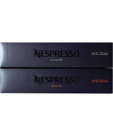 Nespresso Vertuo Line Espresso Assortment of Coffee: Il Caffe Orafio 20 Capsules Pods - Buy Online on GoSupps.com