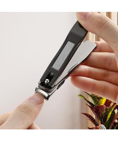 Nail clipper for women stainless steel manicure scissors with nail file nail clipper for men and women pedicure tools ingrown nail care - Buy Online on GoSupps.com