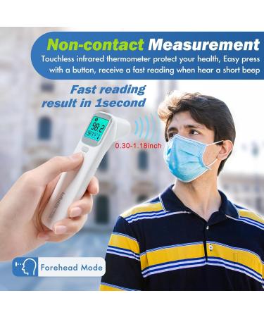 Elera Contactless Ear Fever Thermometer | 4 Measurement Modes | Baby Thermometer with 1-Second Read & 40 Memory Functions - Fast & Accurate - Buy Online on GoSupps.com