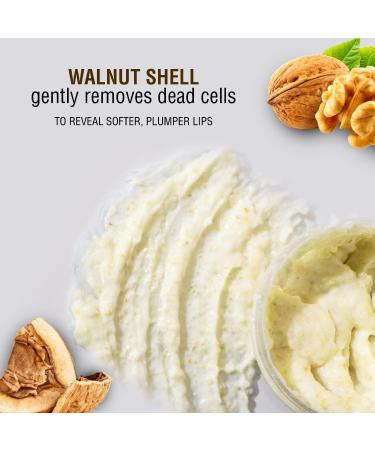 Lemon & Walnut Lip Scrub - Exfoliate & Brighten for Smooth Glowing Lips | Intensive Hydration 10g - Buy Online on GoSupps.com