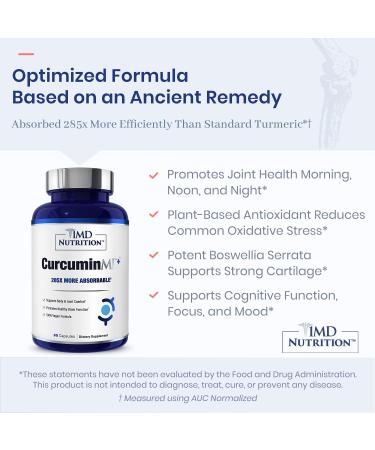 1MD Nutrition MoveMD & CurcuminMD Plus Bundle | Doctor Formulated with Collagen Turmeric Curcumin and Boswellia Serrata | Joint Health Supplement - Buy Online on GoSupps.com